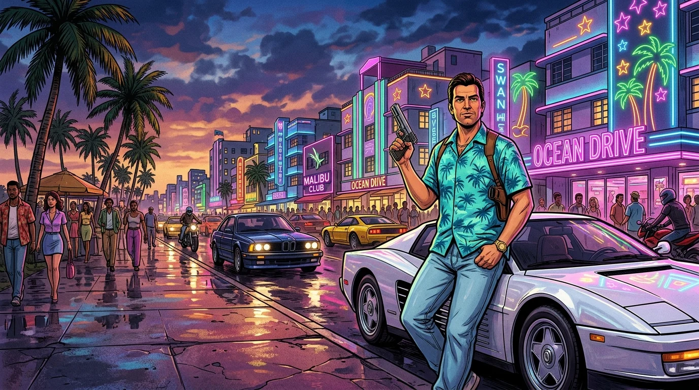 GTA Vice City: полное прохождение, 100% и чит-коды