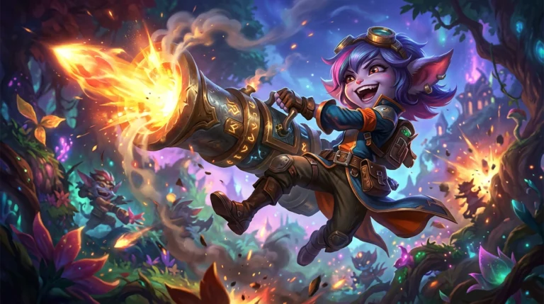 Гайд на Тристану в League of Legends: руны, сборка, способности и советы
